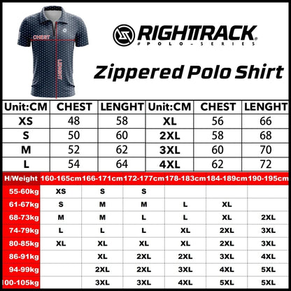Men's Zip Performance Polo