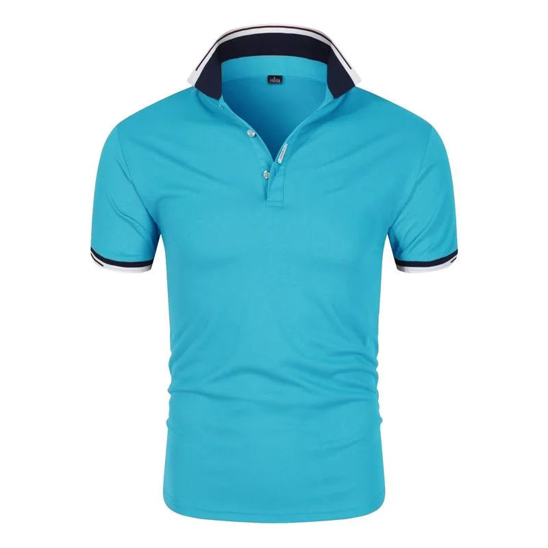 Men's Quick-Dry Performance Polo Shirt – Breathable Casual Sportswear