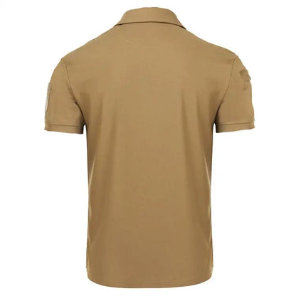 Tactical Polo T-Shirt Men Outdoor Sports Quick Dry Lapel Short Sleeve Shirts Summer  Hiking Training Tees Casual Tops
