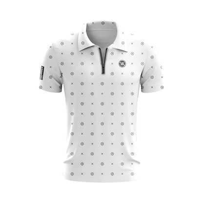 Men's Zip Performance Polo