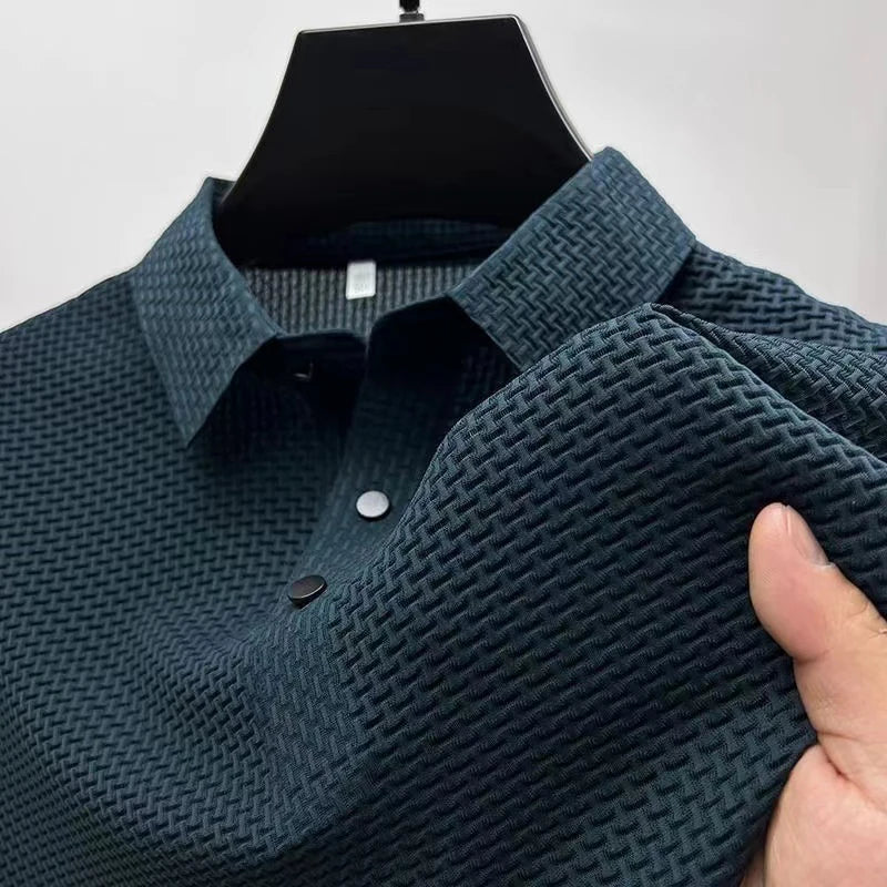 Men's Premium Polo Shirt – Breathable Short Sleeve Summer Casual Wear