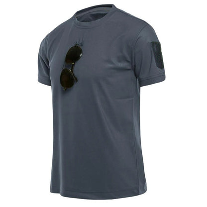 Tactical Polo T-Shirt Men Outdoor Sports Quick Dry Lapel Short Sleeve Shirts Summer  Hiking Training Tees Casual Tops