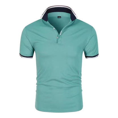 Men's Quick-Dry Performance Polo Shirt – Breathable Casual Sportswear