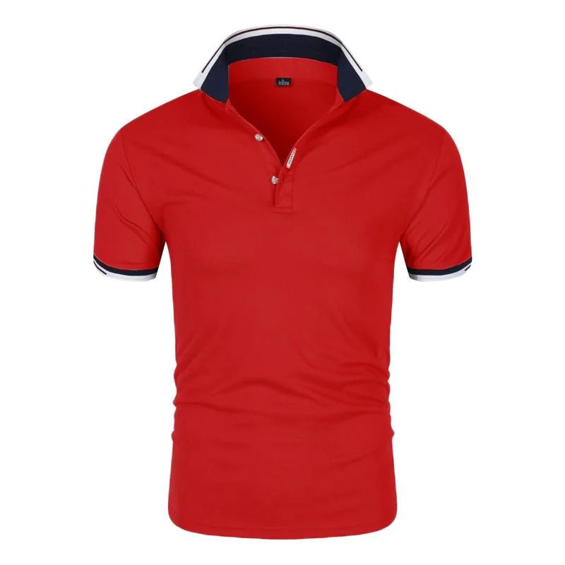 Men's Quick-Dry Performance Polo Shirt – Breathable Casual Sportswear