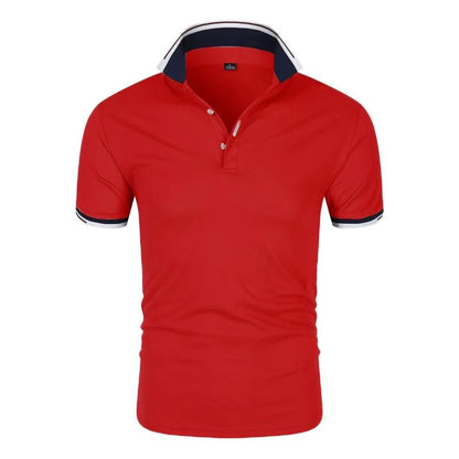 Men's Quick-Dry Performance Polo Shirt – Breathable Casual Sportswear