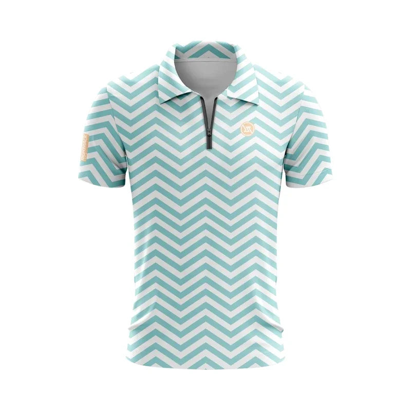 Men's Zip Performance Polo