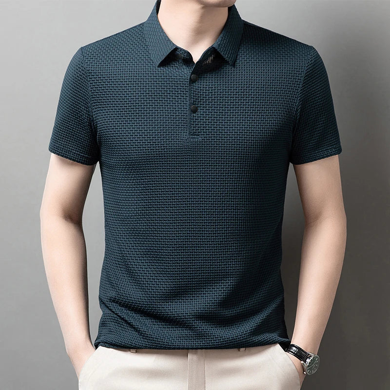 Men's Premium Polo Shirt – Breathable Short Sleeve Summer Casual Wear