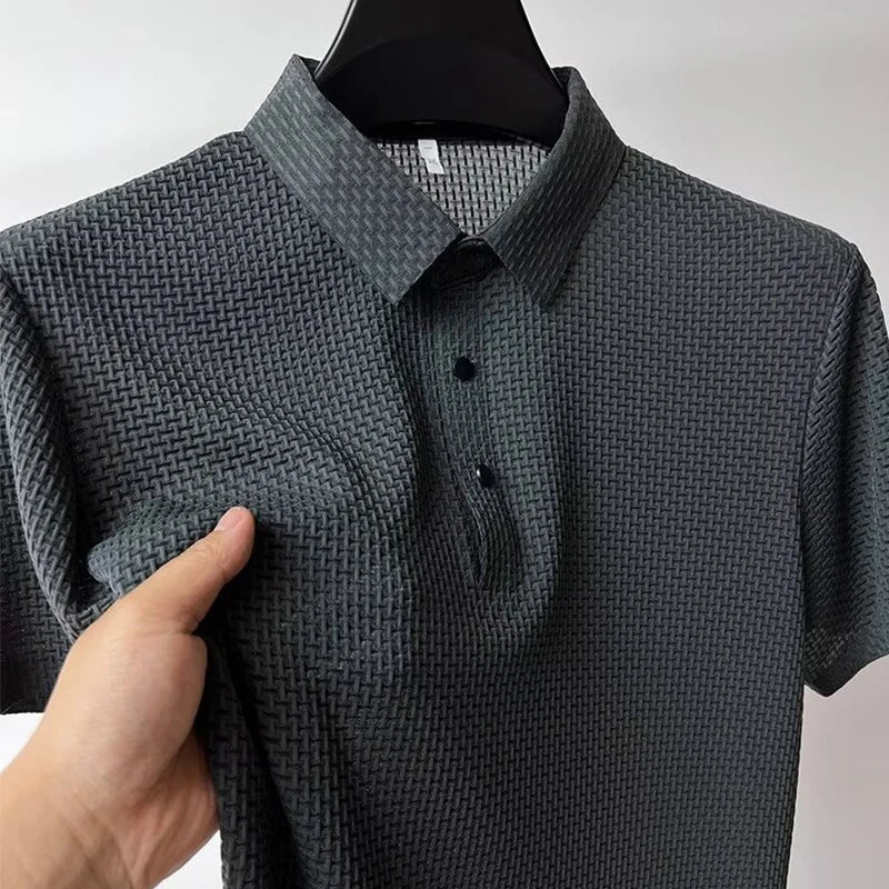 Men's Premium Polo Shirt – Breathable Short Sleeve Summer Casual Wear