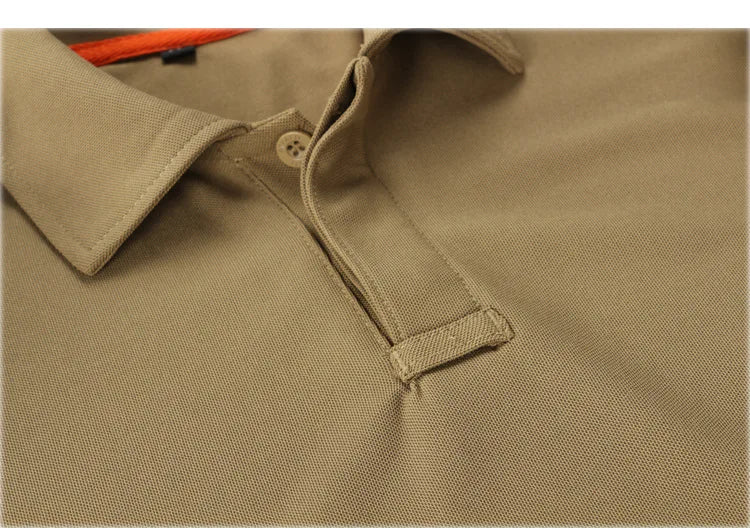 Tactical Polo T-Shirt Men Outdoor Sports Quick Dry Lapel Short Sleeve Shirts Summer  Hiking Training Tees Casual Tops