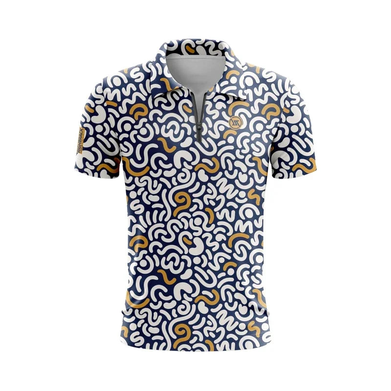 Men's Zip Performance Polo