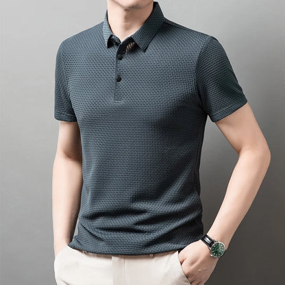 Men's Premium Polo Shirt – Breathable Short Sleeve Summer Casual Wear