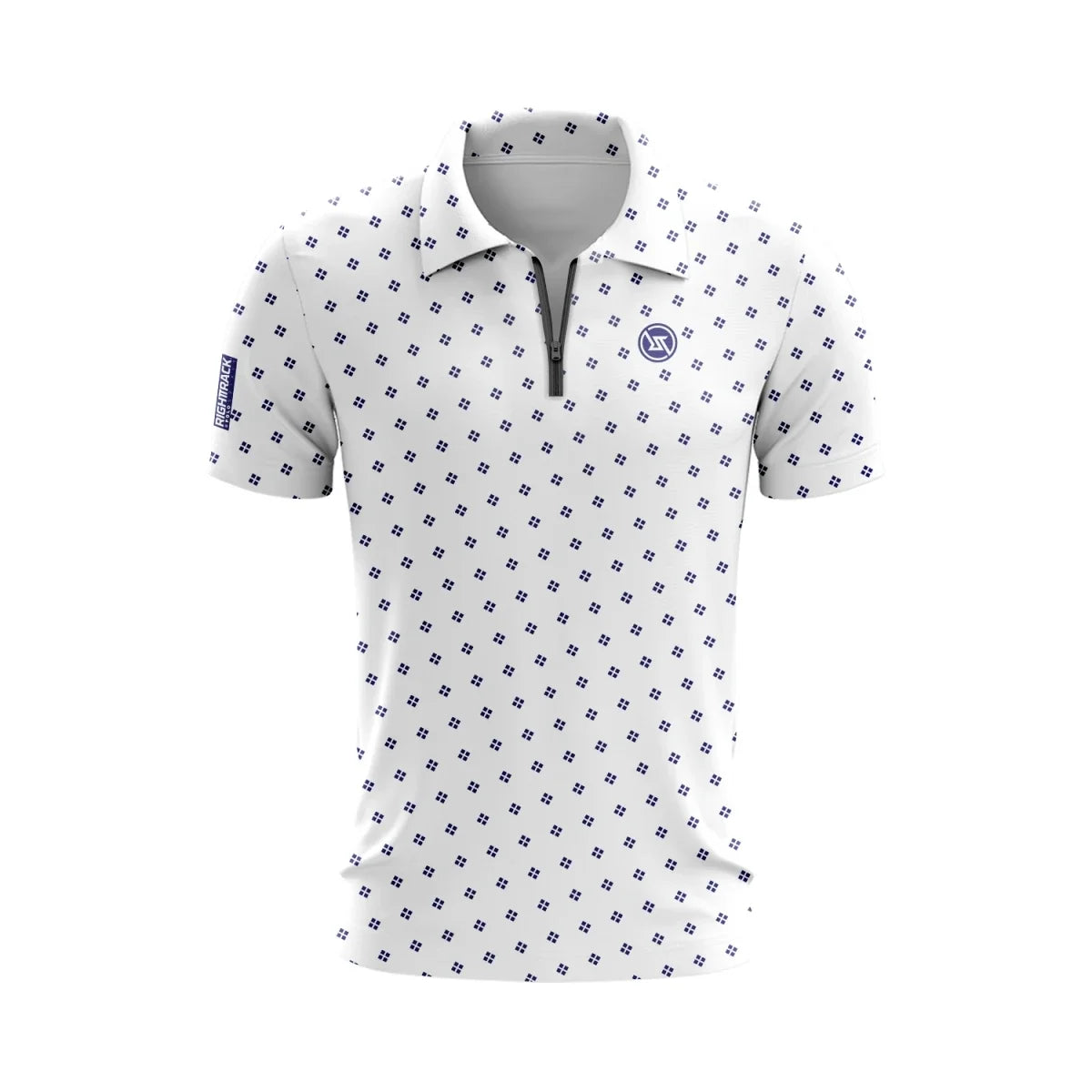 Men's Zip Performance Polo