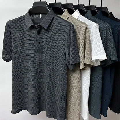 Men's Premium Polo Shirt – Breathable Short Sleeve Summer Casual Wear