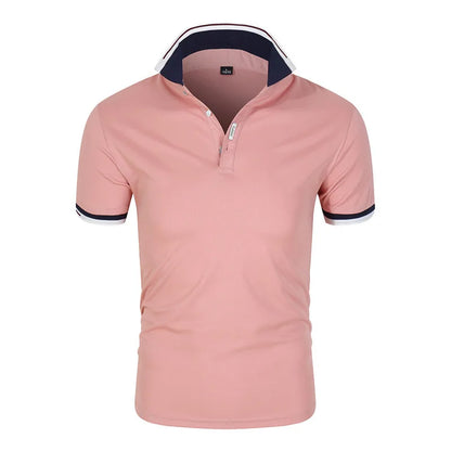 Men's Quick-Dry Performance Polo Shirt – Breathable Casual Sportswear