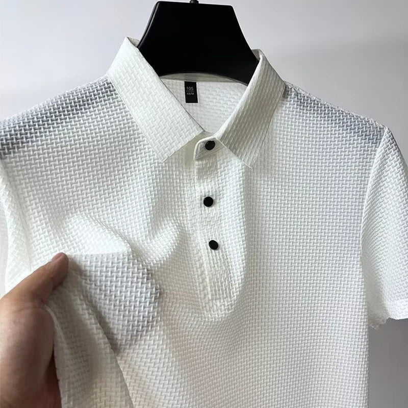 Men's Premium Polo Shirt – Breathable Short Sleeve Summer Casual Wear