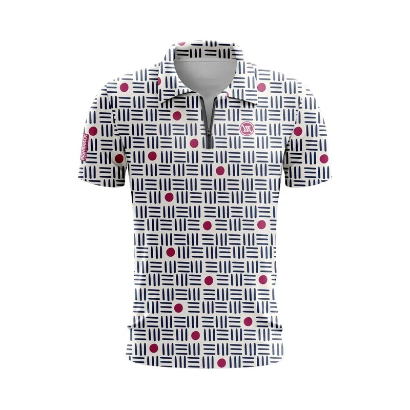 Men's Zip Performance Polo