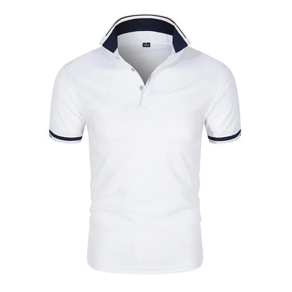 Men's Quick-Dry Performance Polo Shirt – Breathable Casual Sportswear