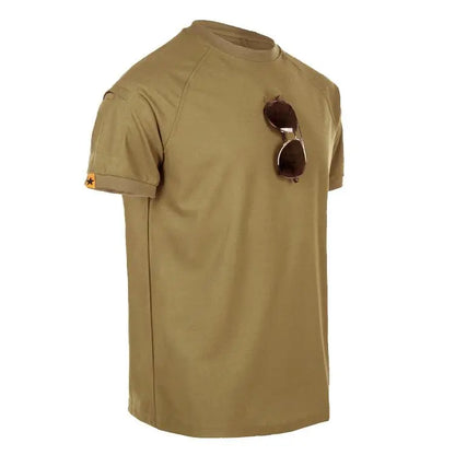 Tactical Polo T-Shirt Men Outdoor Sports Quick Dry Lapel Short Sleeve Shirts Summer  Hiking Training Tees Casual Tops