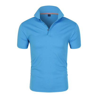 Men's Quick-Dry Performance Polo Shirt – Breathable Casual Sportswear
