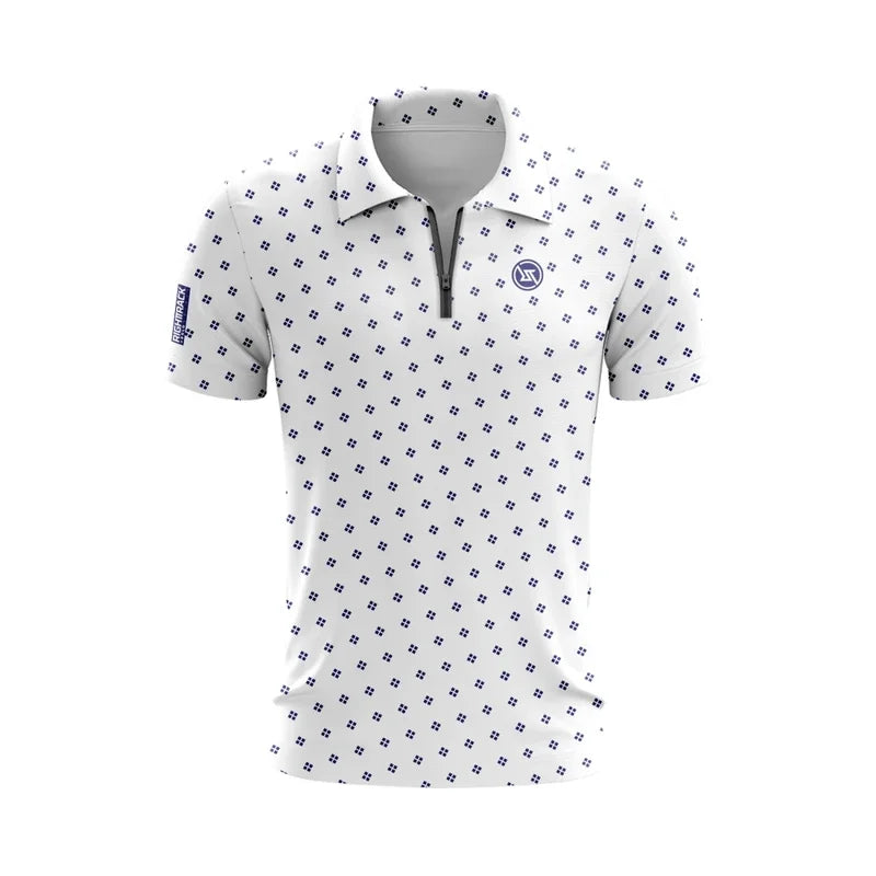 Men's Zip Performance Polo