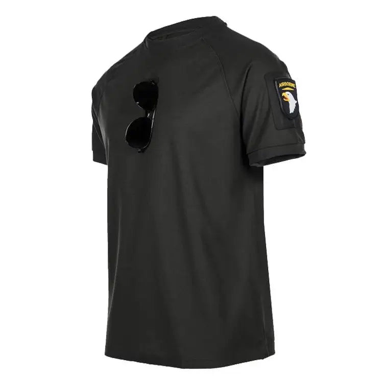 Tactical Polo T-Shirt Men Outdoor Sports Quick Dry Lapel Short Sleeve Shirts Summer  Hiking Training Tees Casual Tops