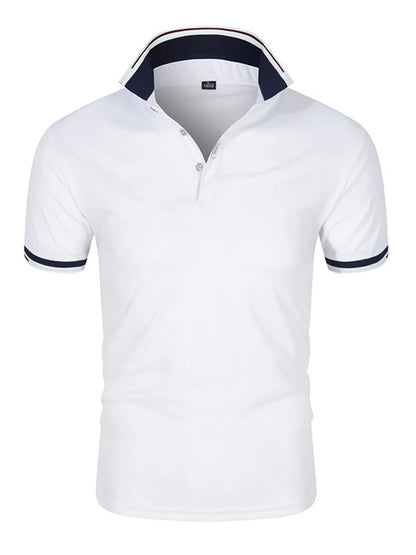 Men's Quick-Dry Performance Polo Shirt – Breathable Casual Sportswear