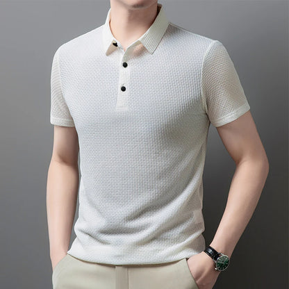 Men's Premium Polo Shirt – Breathable Short Sleeve Summer Casual Wear