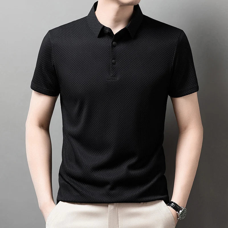 Men's Premium Polo Shirt – Breathable Short Sleeve Summer Casual Wear