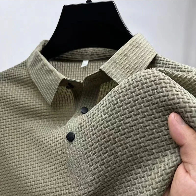 Men's Premium Polo Shirt – Breathable Short Sleeve Summer Casual Wear