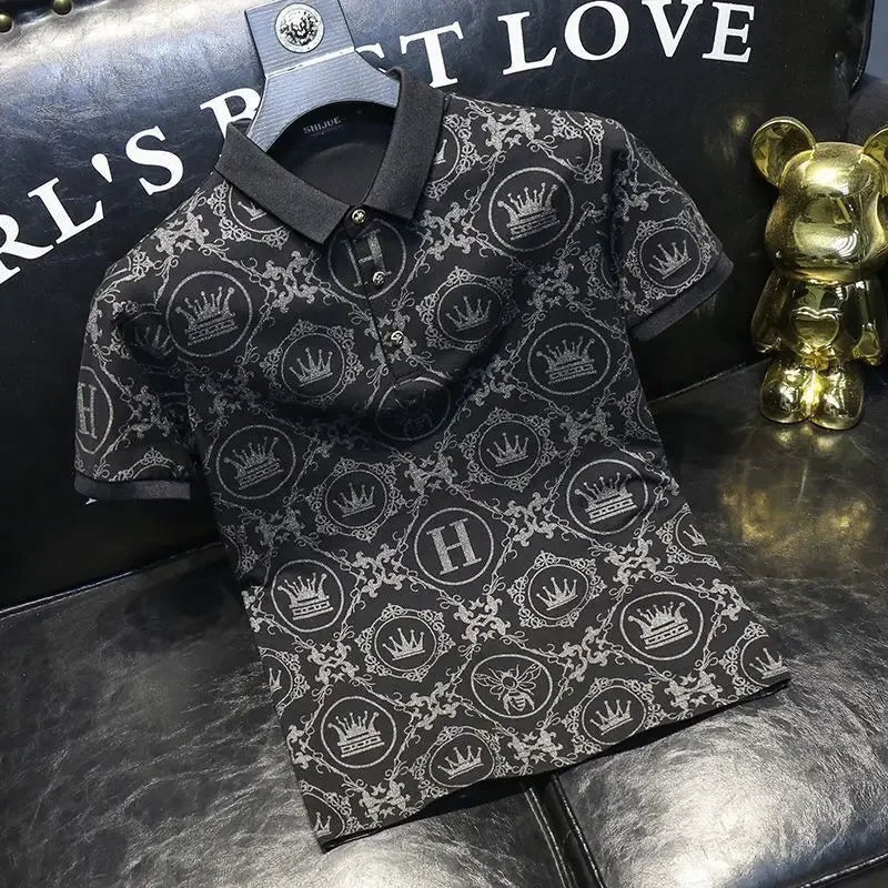 SHANGKAKA Signature Slim Fit Polo