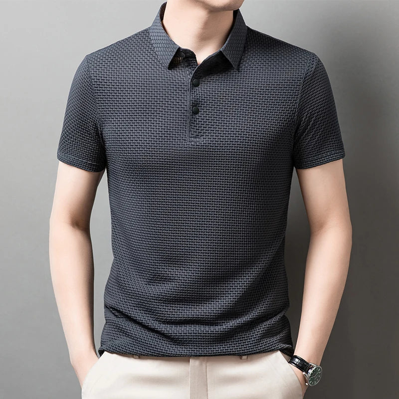 Men's Premium Polo Shirt – Breathable Short Sleeve Summer Casual Wear