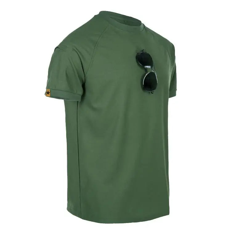 Tactical Polo T-Shirt Men Outdoor Sports Quick Dry Lapel Short Sleeve Shirts Summer  Hiking Training Tees Casual Tops