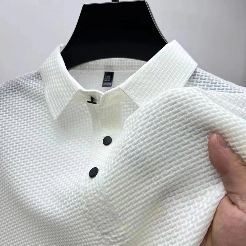 Men's Premium Polo Shirt – Breathable Short Sleeve Summer Casual Wear