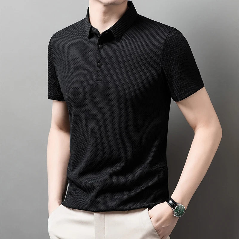 Men's Premium Polo Shirt – Breathable Short Sleeve Summer Casual Wear