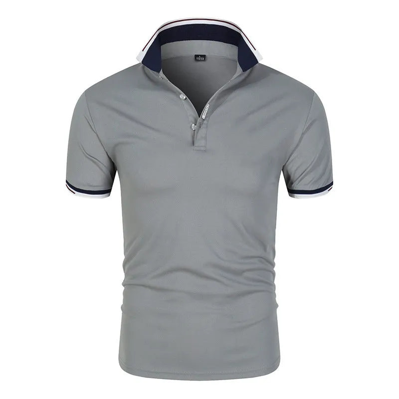 Men's Quick-Dry Performance Polo Shirt – Breathable Casual Sportswear
