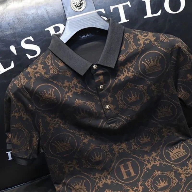 SHANGKAKA Signature Slim Fit Polo